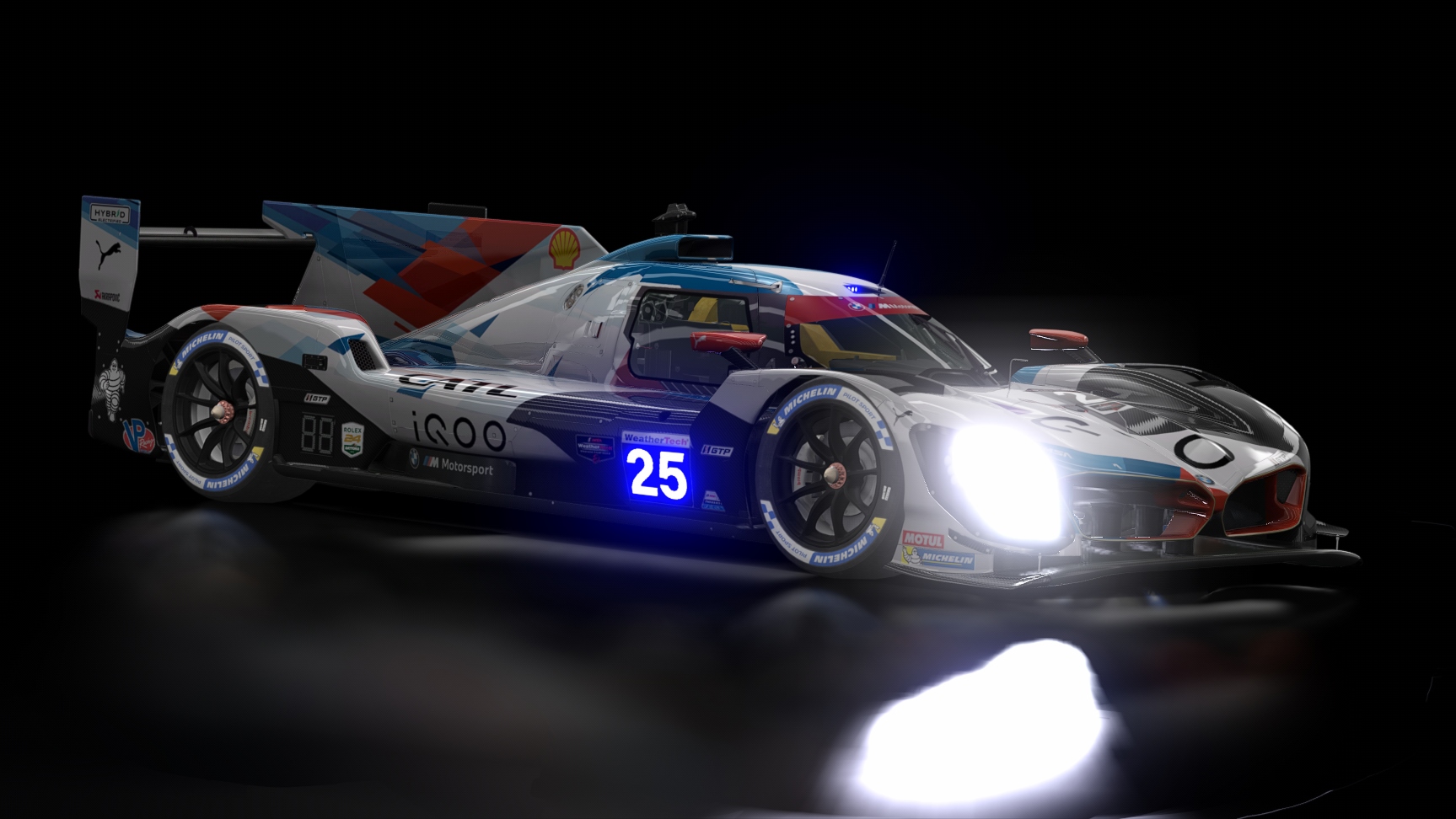 LMH - BMW M Hybrid V8 2023, skin 2023 IMSA RLL 25