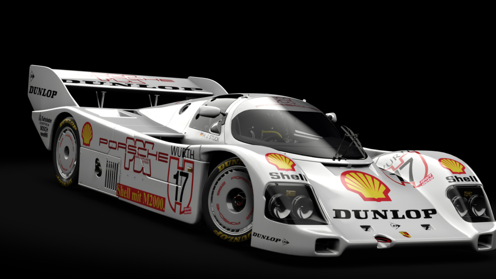 Porsche 962 C (Chassis 004), skin #17 PDK Supercup