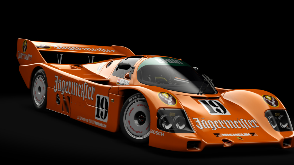 Porsche 962 C (Chassis 004), skin #19 Brun Motorsport