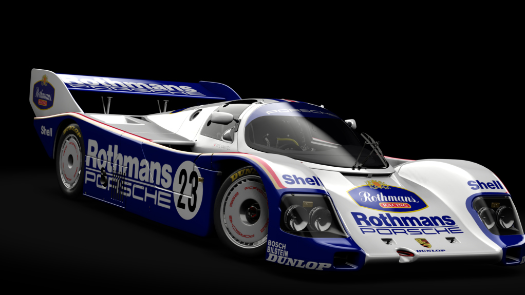 Porsche 962 C (Chassis 004), skin #23 Rothmans