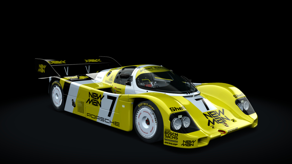 Porsche 962 C (Chassis 004), skin #7 Joest Racing [newman] 4k