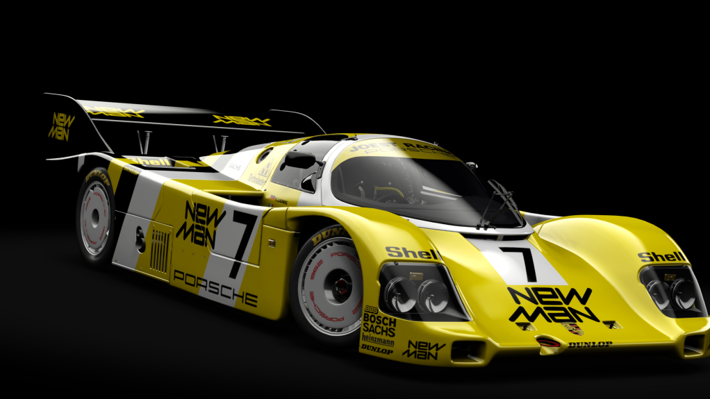 Porsche 962 C (Chassis 004), skin #7 Joest Racing