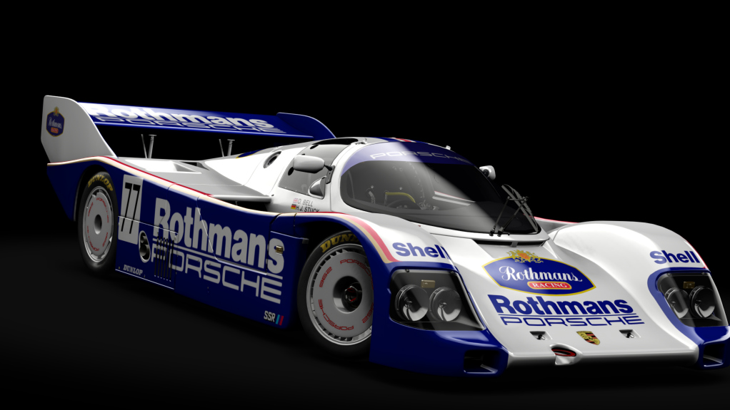 Porsche 962 C (Chassis 004), skin #77 rothmans