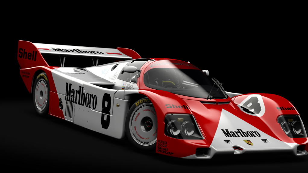 Porsche 962 C (Chassis 004), skin #8 marlboro