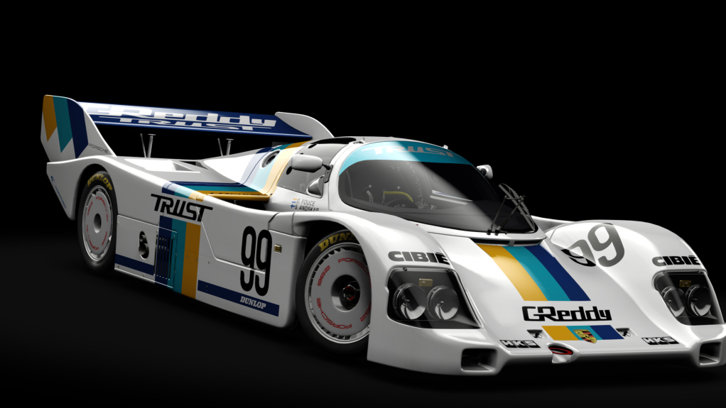 Porsche 962 C (Chassis 004), skin #99 Greddy