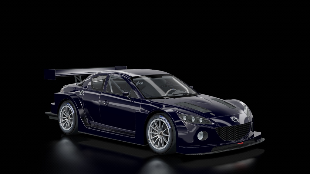 Mazda RX-8 LM Race Car, skin Brilliant Black Mica