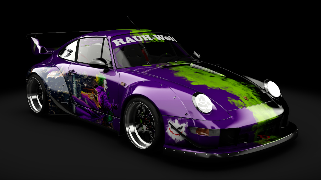 Porsche 911 993 RWB (1997), skin 1_batman_vs_joker