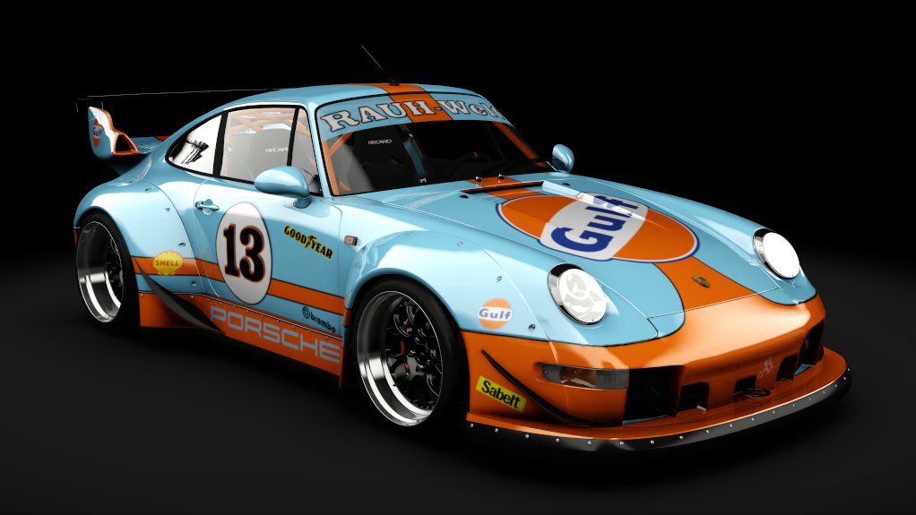 Porsche 911 993 RWB (1997), skin 1_gulf