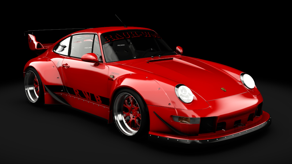 Porsche 911 993 RWB (1997), skin 1_red_rwb