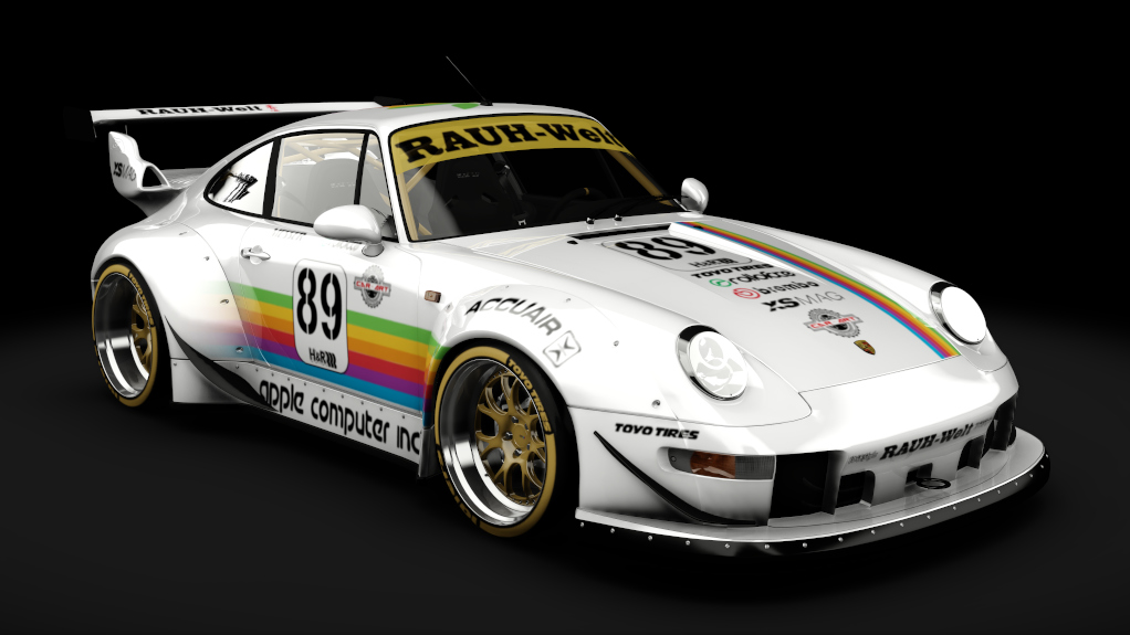 Porsche 911 993 RWB (1997), skin 2_89_apple