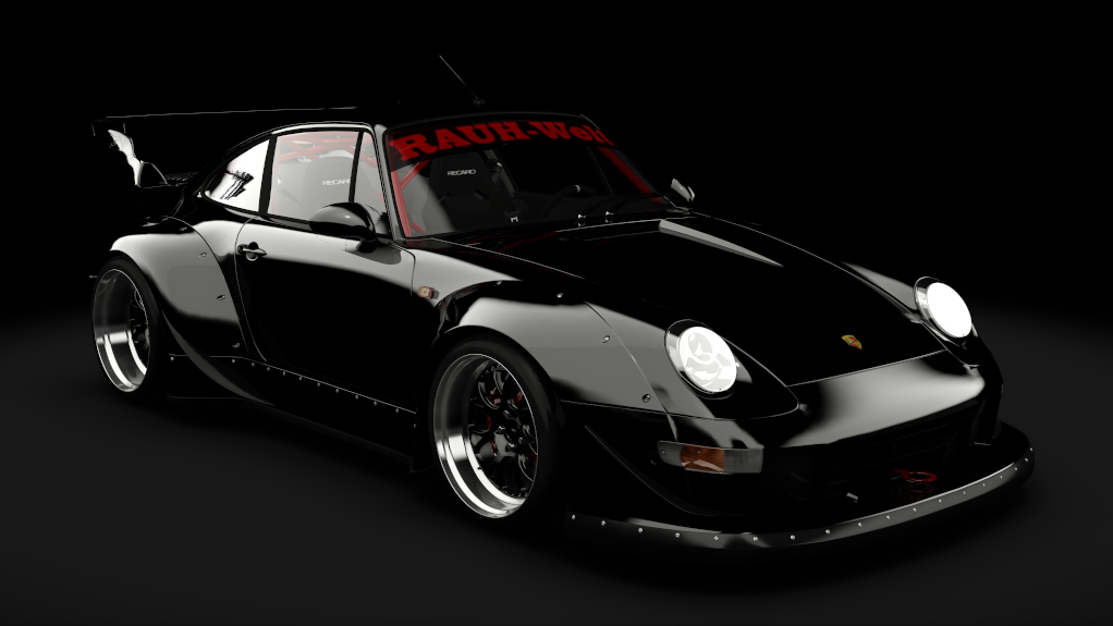 Porsche 911 993 RWB (1997), skin 5_kunos_black_pearl