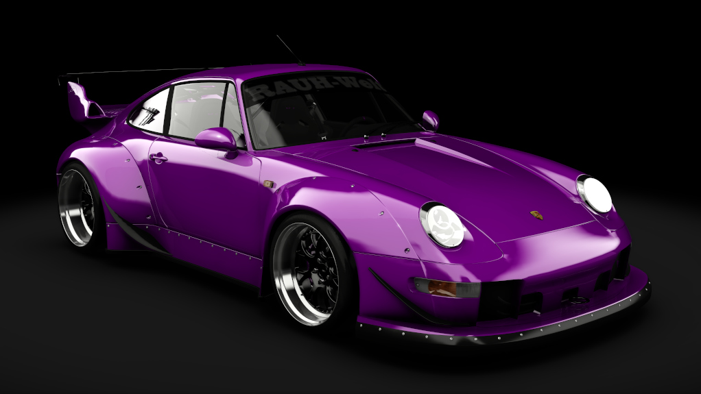 Porsche 911 993 RWB (1997), skin 8_dragon_violet