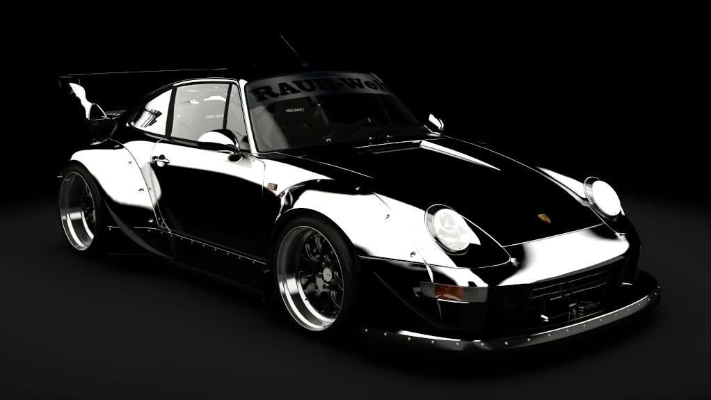 Porsche 911 993 RWB (1997), skin 8_mirror_polished