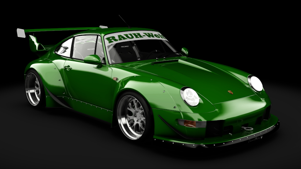 Porsche 911 993 RWB (1997), skin 9_danb_green