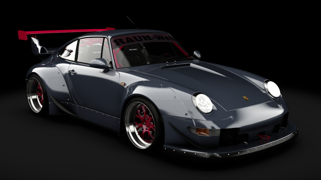 Porsche 911 993 RWB (1997), skin lead_grey