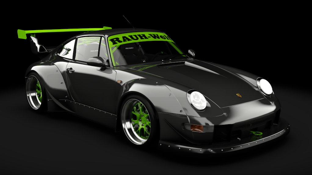 Porsche 911 993 RWB (1997), skin metallic_grey