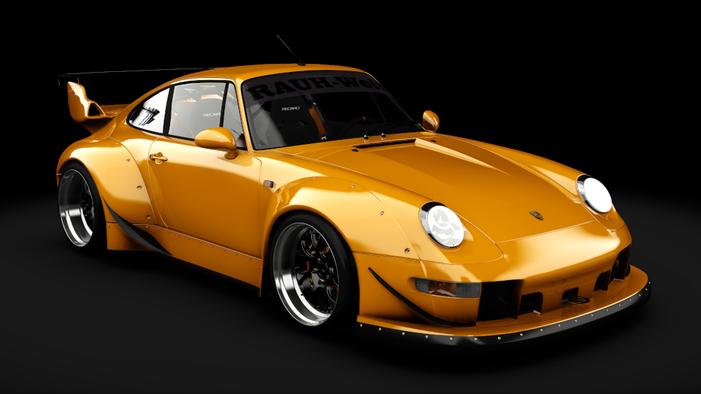 Porsche 911 993 RWB (1997), skin orange