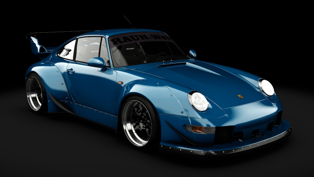 Porsche 911 993 RWB (1997), skin prussian_blue