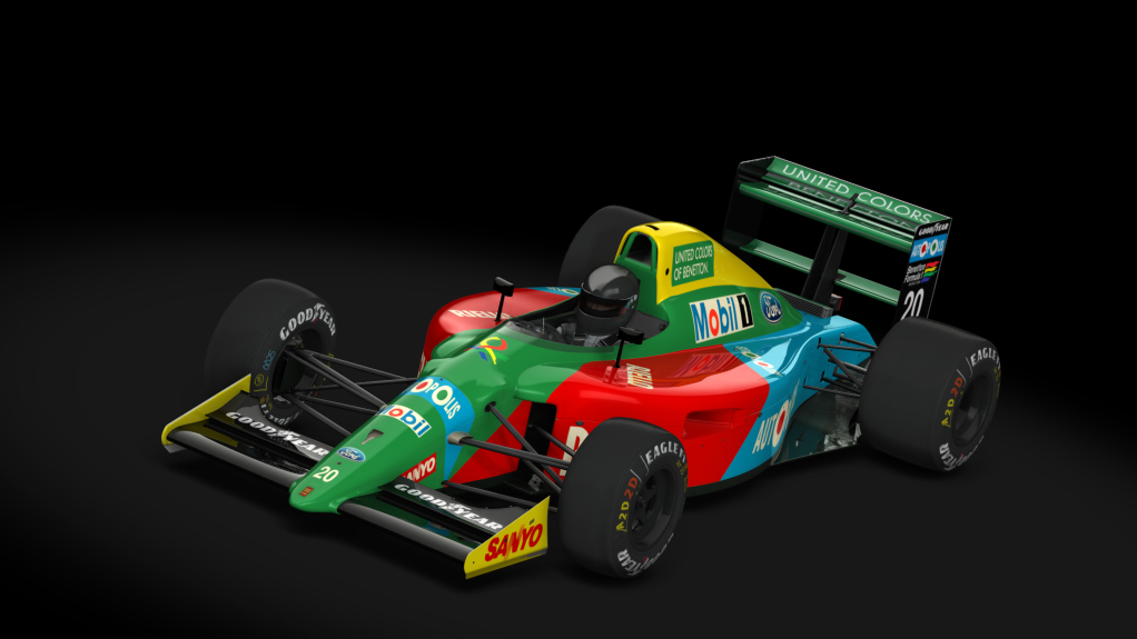 Formula RSS 1990 V12, skin benetton