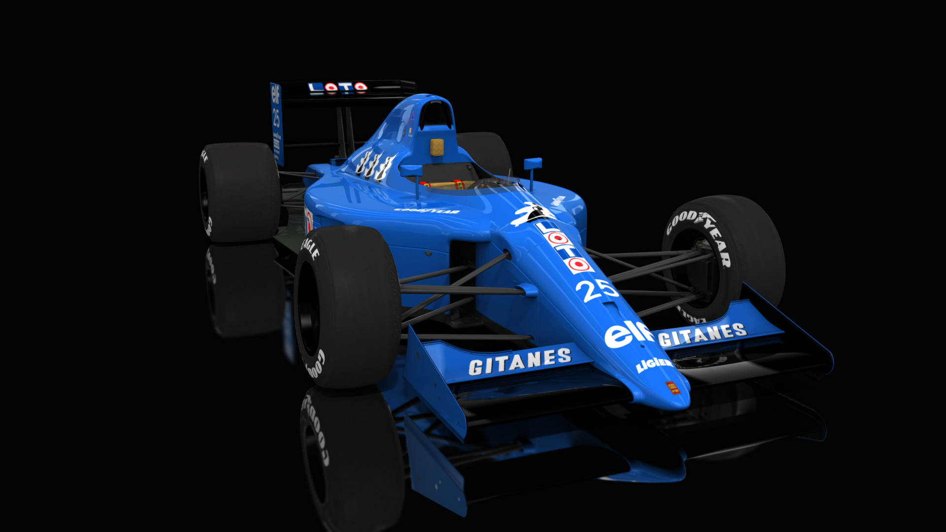 Formula RSS 1990 V12, skin ligier 25