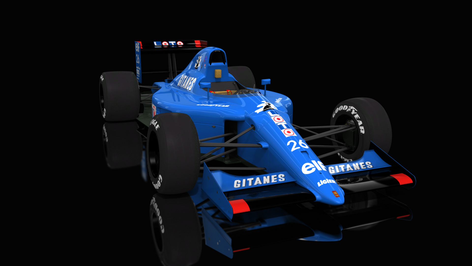 Formula RSS 1990 V12, skin ligier 26