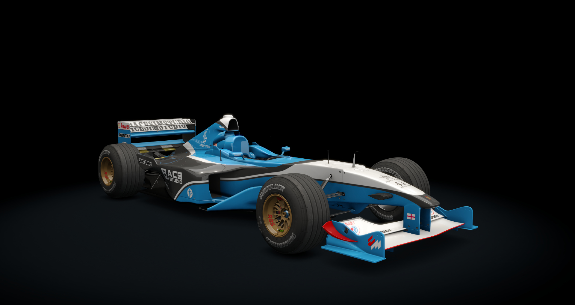 Formula RSS 2000 V10, skin 17_Williams_UK_blue