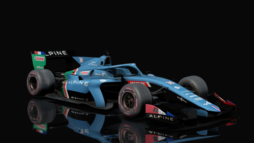 Formula RSS Supreme, skin Alpine SF Team-#14 #100