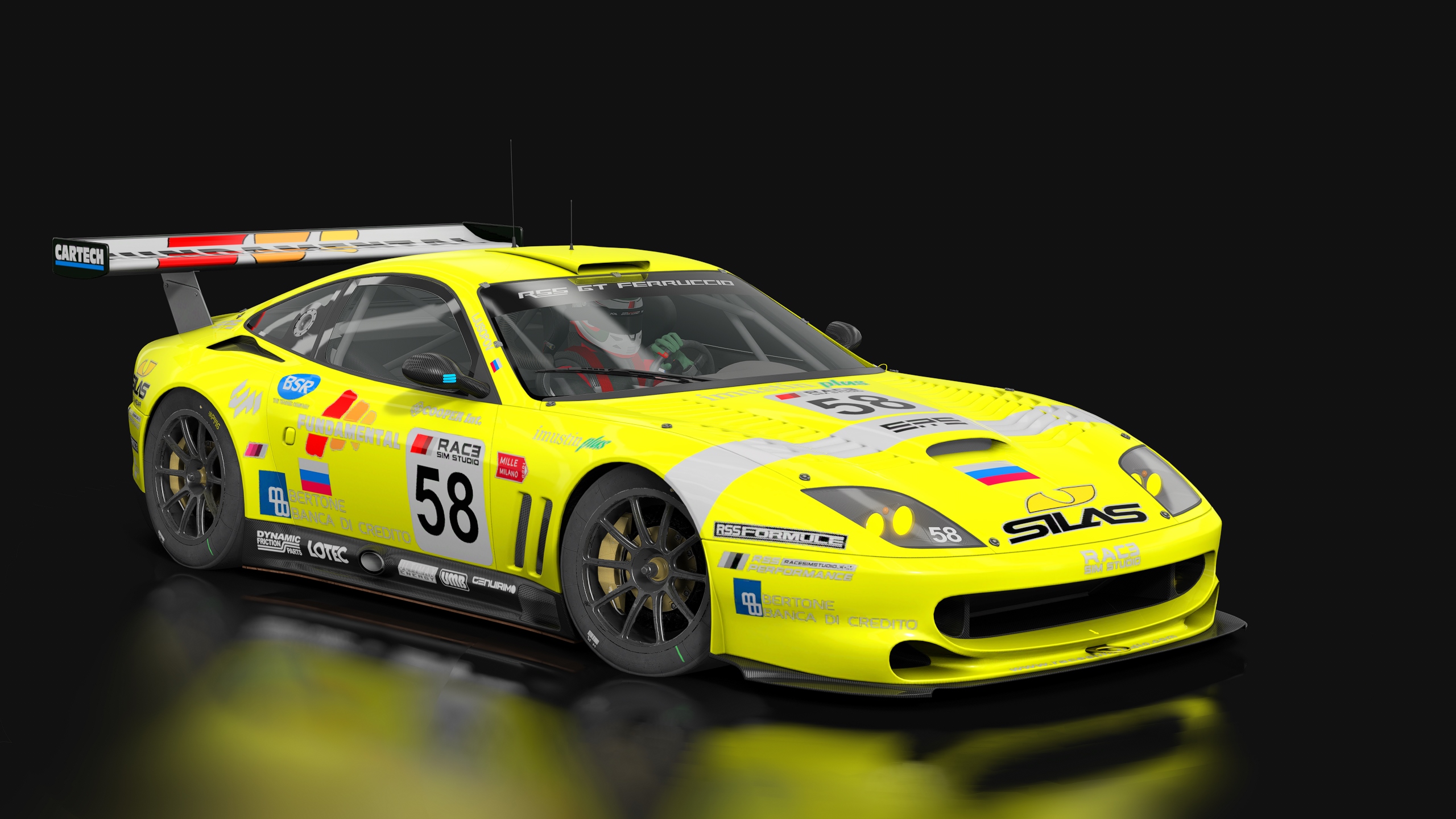 GT Ferruccio 55 V12, skin 58_fundamental_yellow