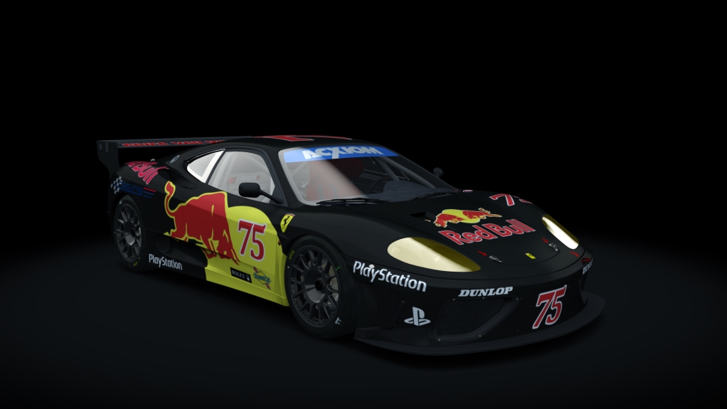 GT-N Ferruccio 36 V8, skin 75_RedBull_Matte_Black