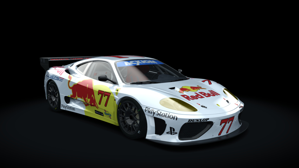 GT-N Ferruccio 36 V8, skin 77_RedBull_White