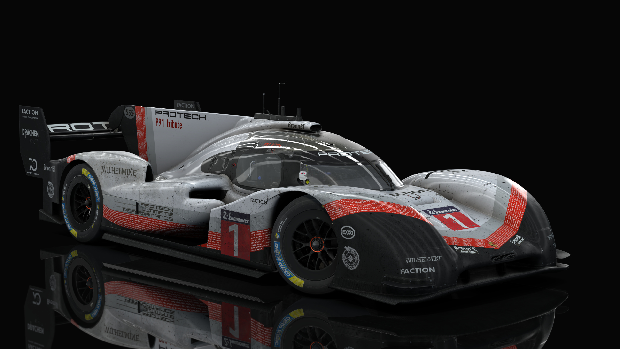 LMP1 Protech P91 Hybrid Evo, skin 01_dirt