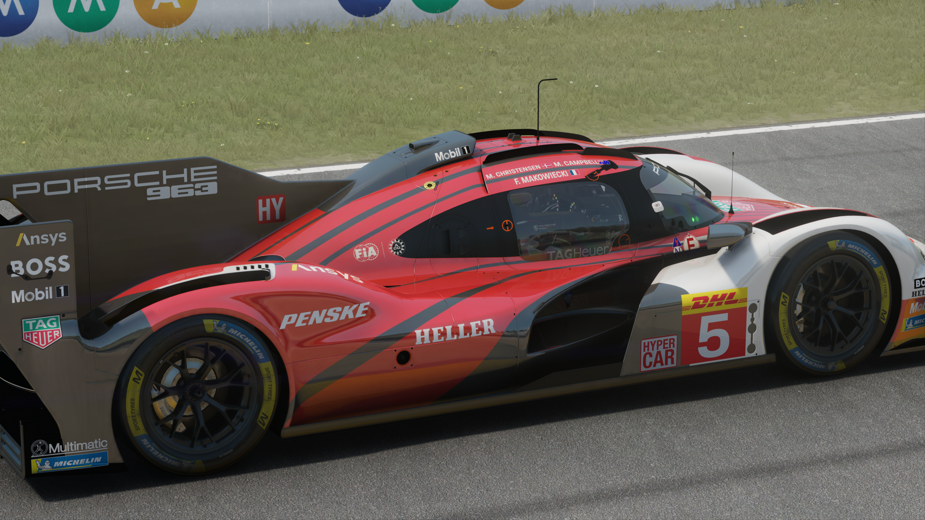 MP-H Protech P96 V8, skin #5 Porsche Penske WEC 2023