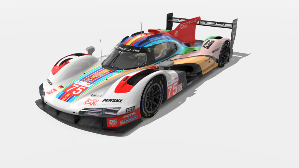 MP-H Protech P96 V8, skin 2023 Le Mans Porsche Penske Motorsport 75