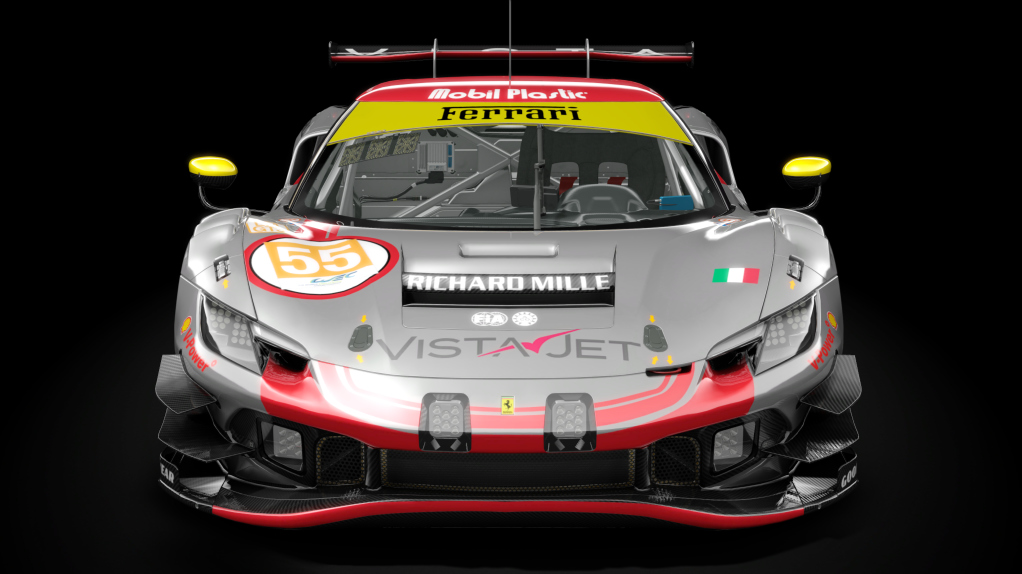 Ferrari 296 GT3, skin 2024_WEC_Vista_AF_Corse_55