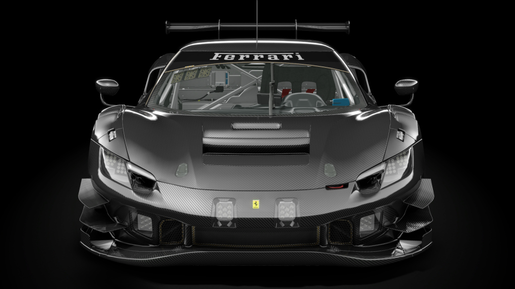 Ferrari 296 GT3, skin Carbon