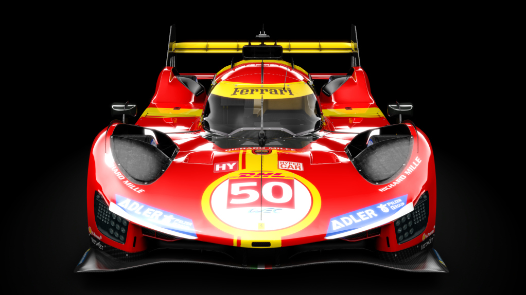 Ferrari 499P, skin AF_Corse_2023_WEC_Ferrari_50