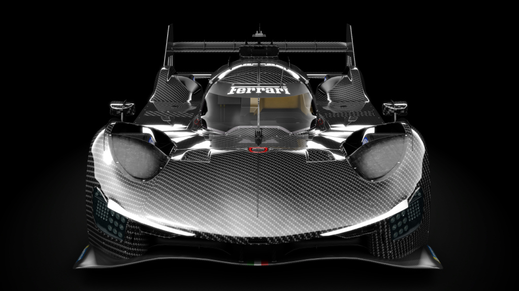Ferrari 499P, skin AF_Corse_2023_WEC_Test