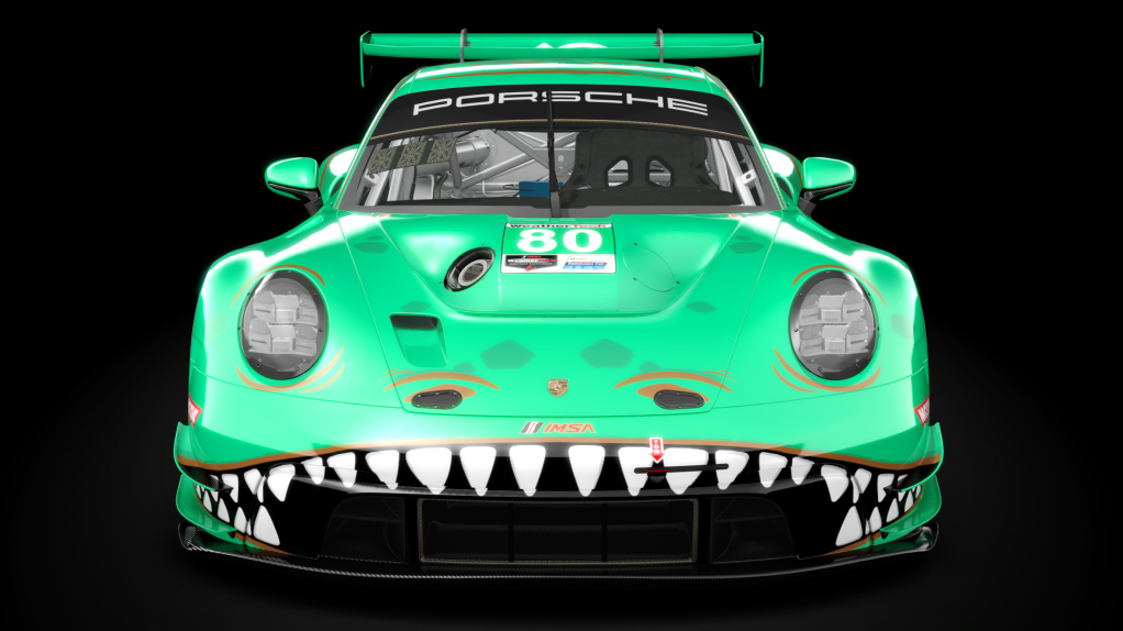 Porsche 992 GT3 R, skin #80 Rexy