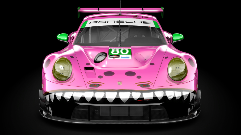 Porsche 992 GT3 R, skin #80 Roxy