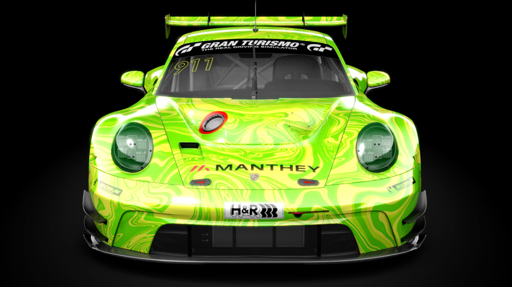 Porsche 992 GT3 R, skin ROWE 911