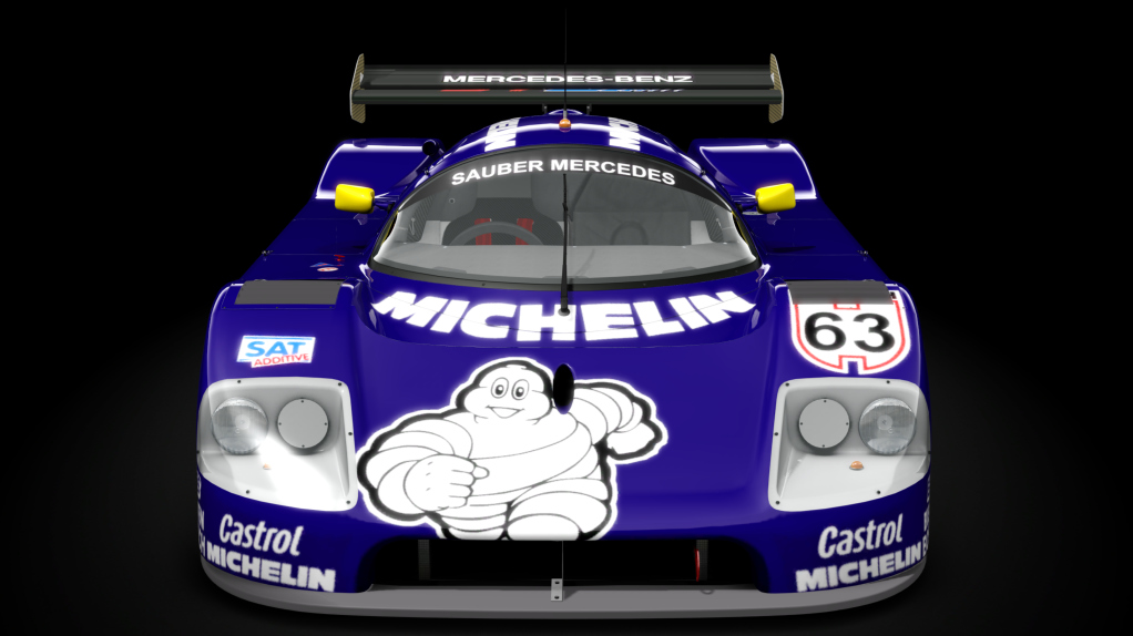 Sauber Mercedes C9, skin michelin_63