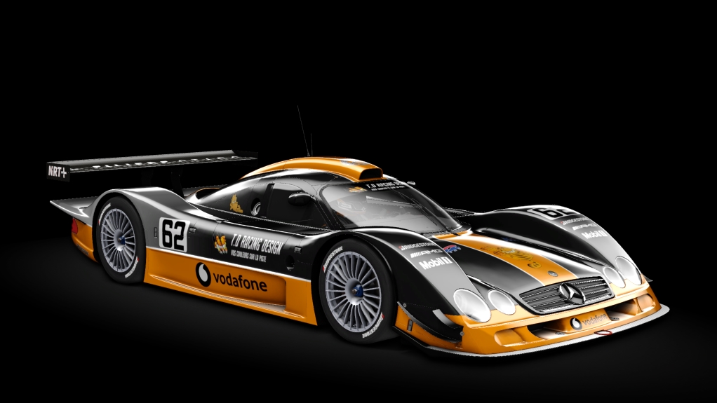 Mercedes-Benz CLR LM, skin 62_afflygem_garfield