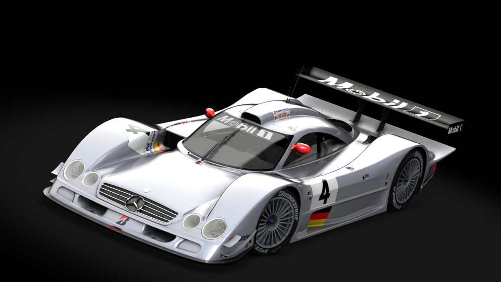 Mercedes-Benz CLR LM, skin Le Mans 1999 #4