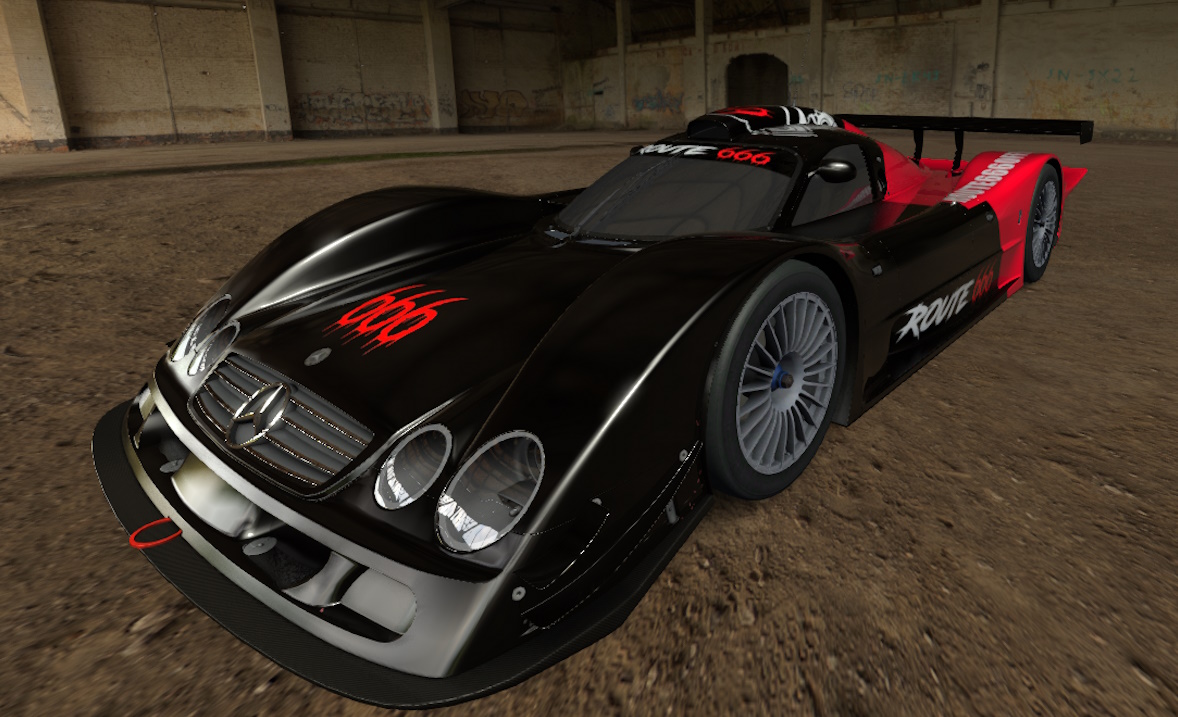 Mercedes-Benz CLR LM, skin ROUTE 666_CLR