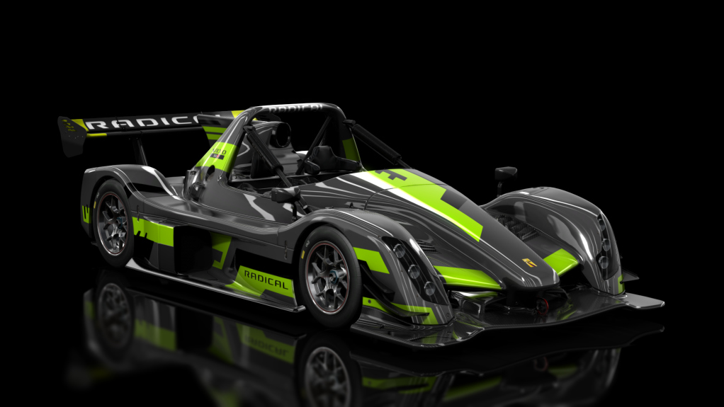 Radical SR10 XXR, skin Green Black on Grey