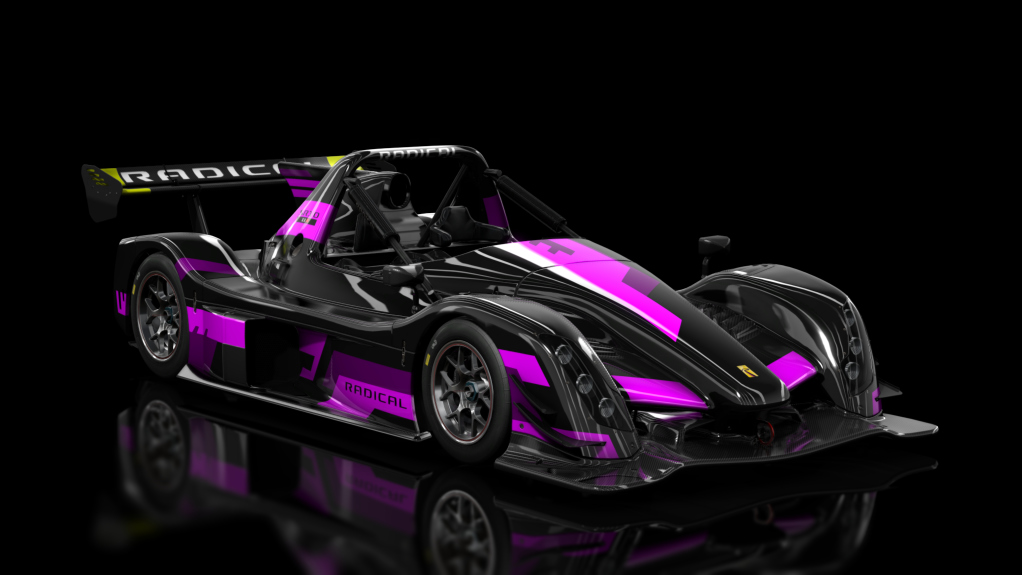 Radical SR10 XXR, skin Pink Purple on Black