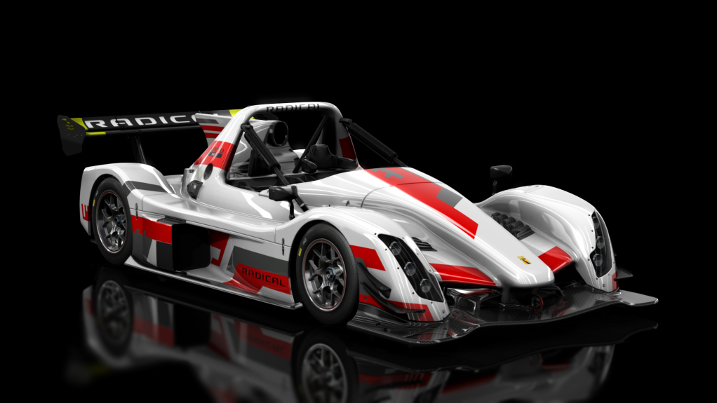 Radical SR10 XXR, skin Red Grey on White