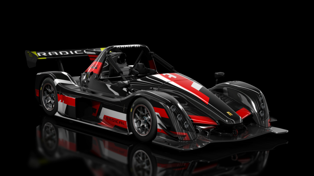 Radical SR10 XXR, skin White Red on black