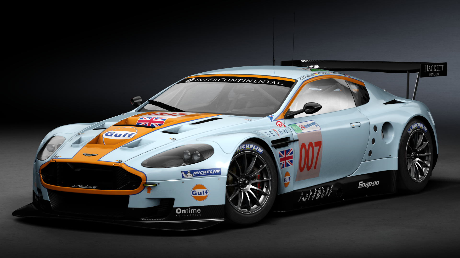 Aston Martin DBR9 [Prodrive], skin 2008 Gulf LM 007