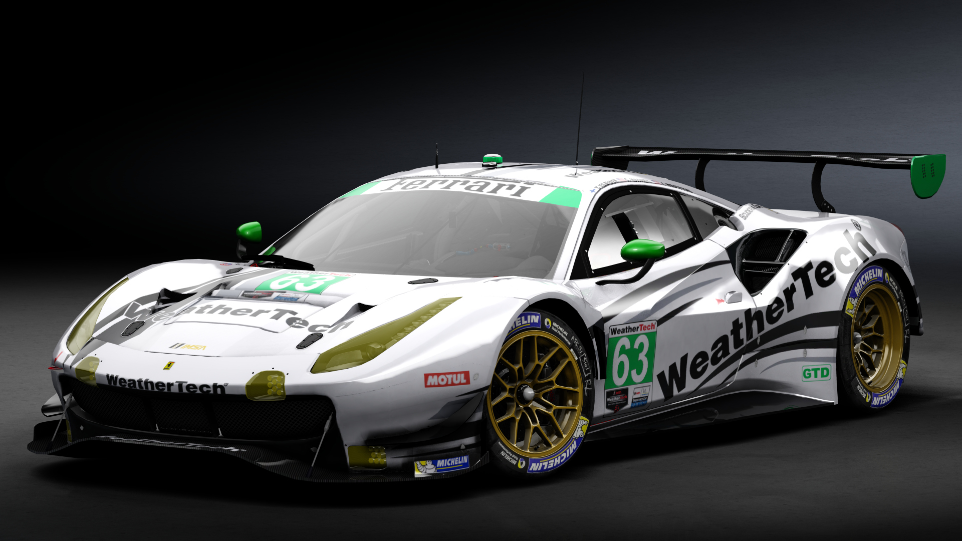 2018 Ferrari 488 GTD [Michelotto], skin 2019 #63 Scuderia Corsa IMSA